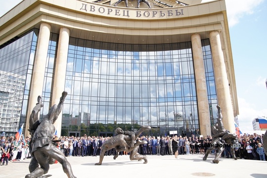 🤩🎉В Уфе открыли Дворец борьбы. И анонсировали приезд в Башкирию Владимира Путина  Это одно из крупнейших..