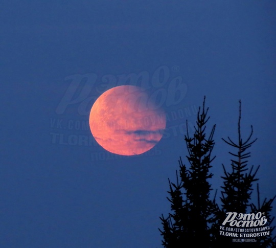 🌖 Чacтное лунное зaтмение состоялось сегодня утром. Красиво..