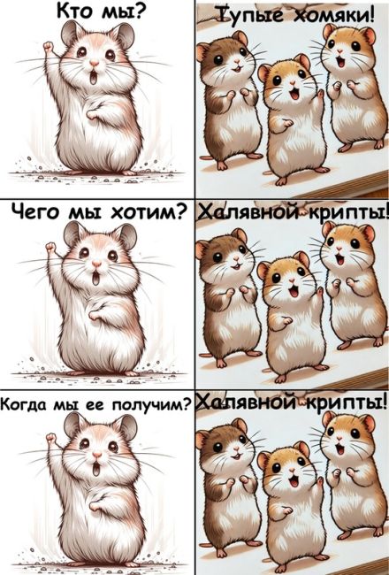 😡 Тапальщики «Хомяка» собираются подавать в суд на разработчиков Hamster Kombat, если им...дадут мало денег, а не..