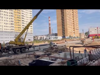 Новая дорога соединила Московское шоссе и Ново-Садовую в Самаре  Реконструкция проезжей части на улице 22..