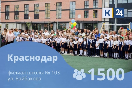 Показываем, какие школы открылись на Кубани в День знаний — 2024.  В новом учебном году за парты сели 790 тыс...