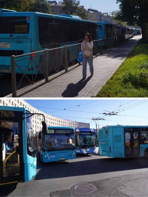 Петербуржцы томятся в пробках из-за ремонта Большеохтинского моста  Рабочая неделя началась в дорожных..