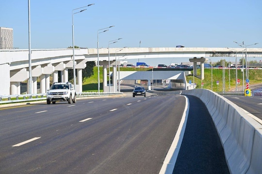 Дорогу-связку открыли между Московским скоростным диаметром и Симферопольским шоссе.  Теперь станет проще..