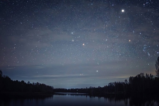 💙Целый мир звезд в небе над Нижним Новгородом  Фото: Ян..