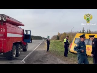 🗣Школьный автобус столкнулся с легковушкой возле деревни Чернуха в Большемурашкинском районе. Пострадали..