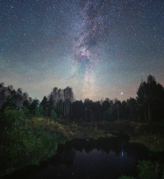 💙Целый мир звезд в небе над Нижним Новгородом  Фото: Ян..