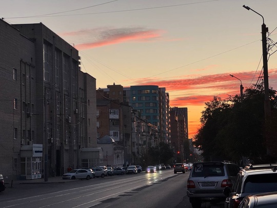 🌆 Восхитительный сегодняшний закат в..