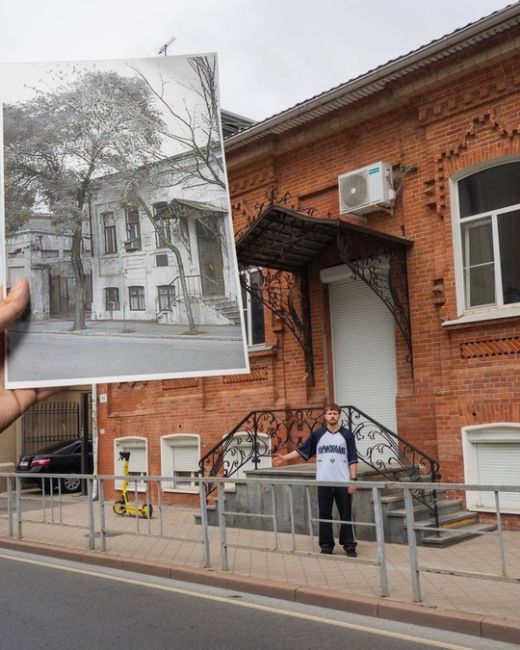 Фото еще зеленого и не перенаселенного Краснодара на фоне современного.  Помните те..