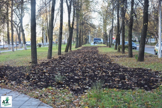 📝🌳🚜 
Мы вновь посетили сквер им. Валерия Иконникова. 
Напомним, летом в нем проходили работы по..