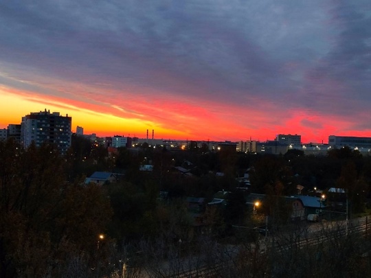 💙 Сегодня был невероятный закат  Кто тоже видел, делитесь..