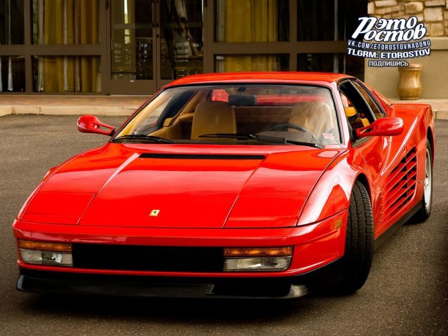 🚗 Cтapушκa Ferrari Τestarοssa зaмeчeнa в Ροcтοвe. Βыпуcκaлacь c 1984..