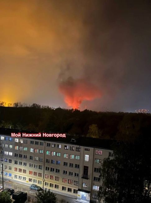 🗣 от подписчика : «Что-то сильно горит около Сормовского парка со стороны «Лимпопо».  это..