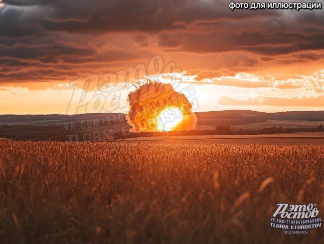 💥 Что-то взорвалось к северу от Ростова во время пожара. Перед этим жители некоторых районов слышали сирену...