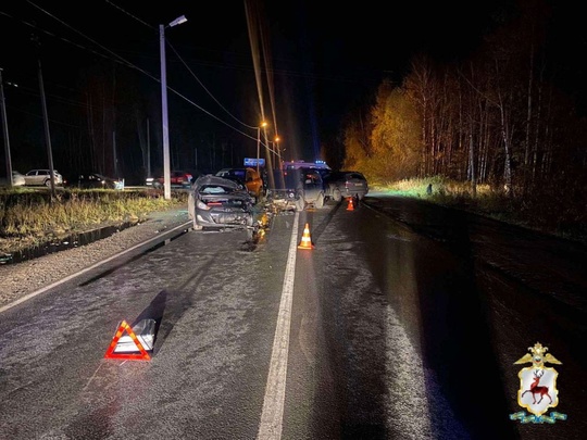 🗣Массовая авария с 6-ю машинами случилась под Выксой — 14-летний ребенок попал в реанимацию. 
65-летний..