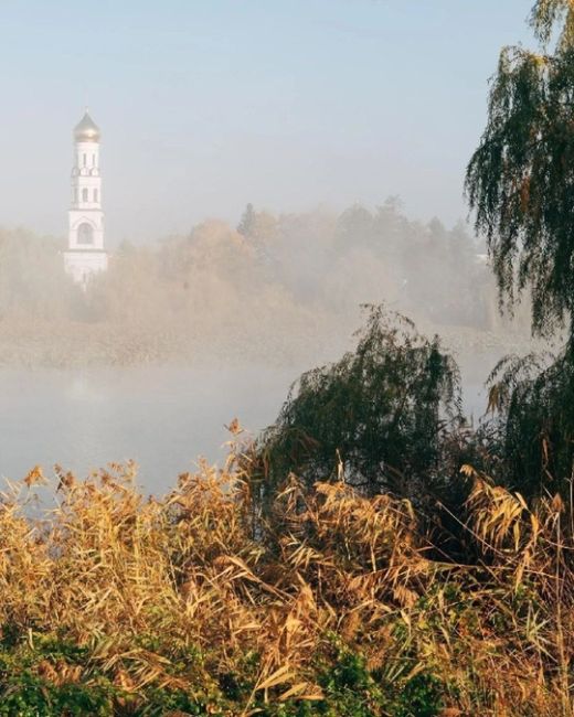 Утро у реки Сосыка 😍  Краснодарскиий край‌, станица Пластуновская, женский‌ Всецарицынскиий монастырь,..