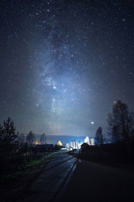 💙Целый мир звезд в небе над Нижним Новгородом  Фото: Ян..