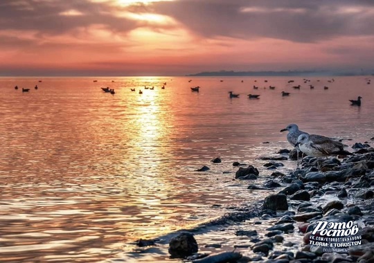 🌊 Осенью Таганрогский залив прекрасен 
Фото: Ирина..