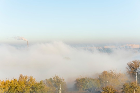 Туманное утро на..