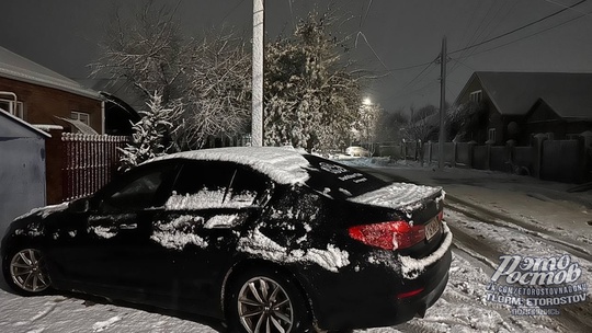 😍❄️ Зима в 50 км от Ростова. Счастливчики из Зернограда лепят..