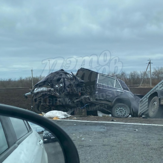 ⚠️ Сегодня, 9 ноября, около 11:30, на выезде из села Самарского (за мостом, который идет над трассой) в сторону..