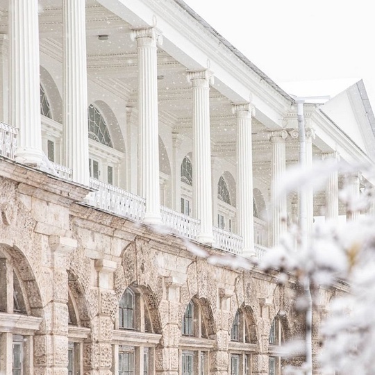 ⛄️ Екатерининский парк облачился в..