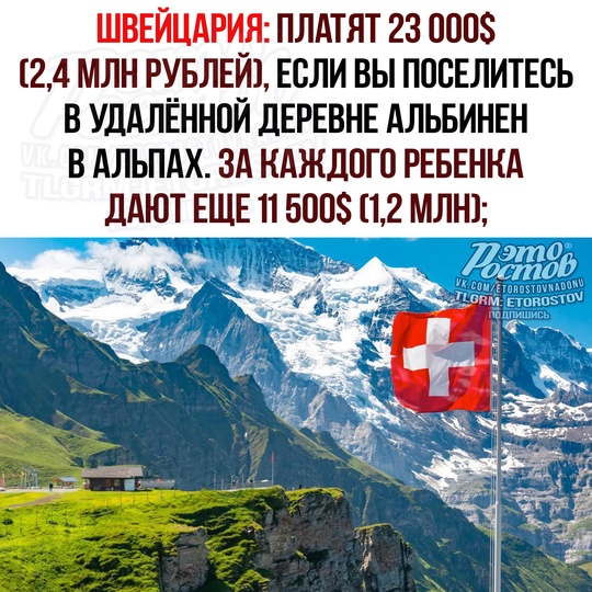 😱 Список стран, где можно получить до 9 МЛН РУБЛЕЙ ЗА ПЕРЕЕЗД! Специально для тех кто сильно устал..