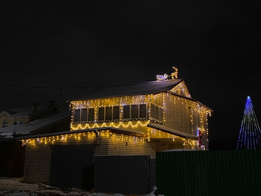 🎄Новогодняя сказка в Городецком районе, Заволжье  Пусть этот сказочный олень привезёт каждому в дом мира,..