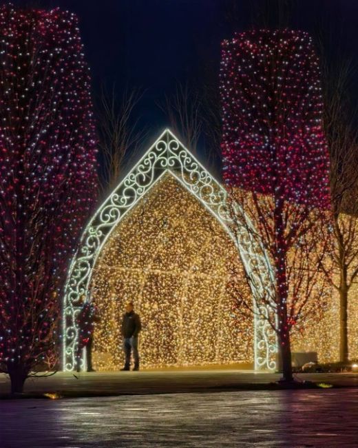 По-новогоднему празднично и ярко в Парке Облаков 🎄✨  спасибо..