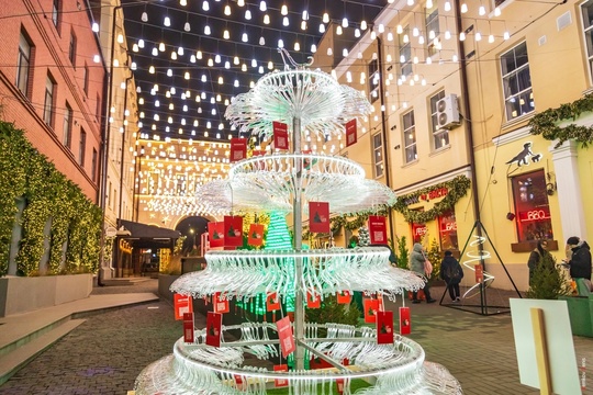 🎄 Табачка центра в этом году потрясающая.  Фото: Денис..