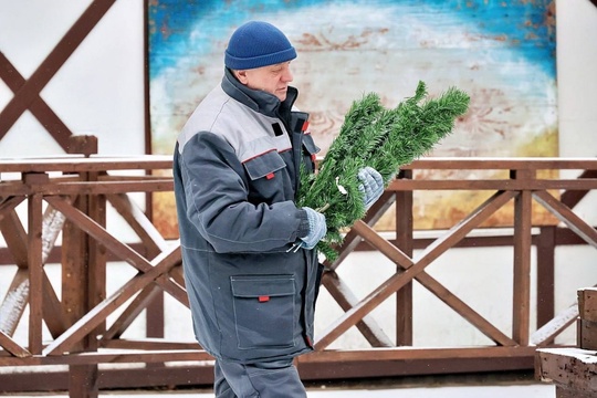 🎄Парки Самары начинают преображать к Новому..