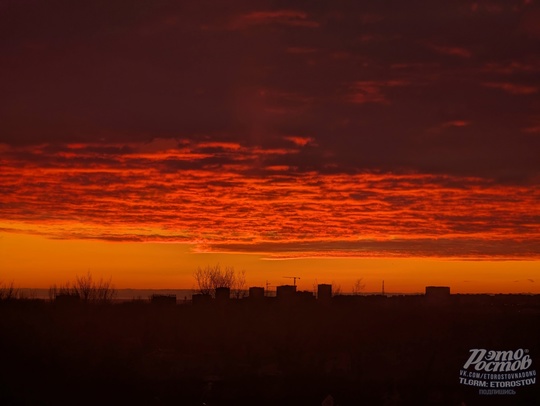 ☀️ Сегодняшний рассвет в Ростове  Фото: Иван..