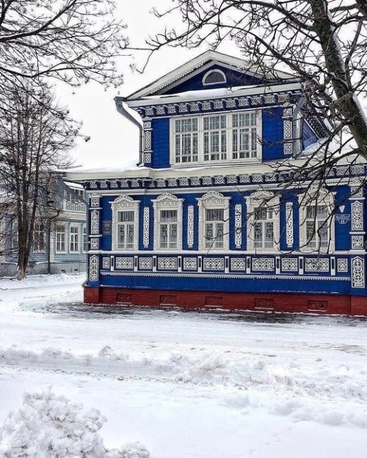 Красивейший особняк купца Гришаева, г. Городец.💙
 фото:..