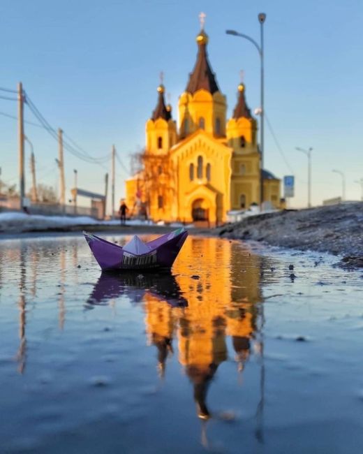 Готовим лодки — в Нижегородской области ожидается потепление до +3°C 🛶  По данным синоптиков, в..