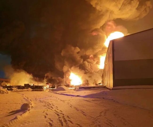 После пожара на химическом производстве в Гатчине завели уголовное дело  Областной СК расценил это статьёй..