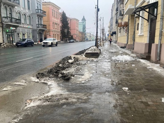 Горожане пожаловались на непрезентабельный вид центральных улиц..